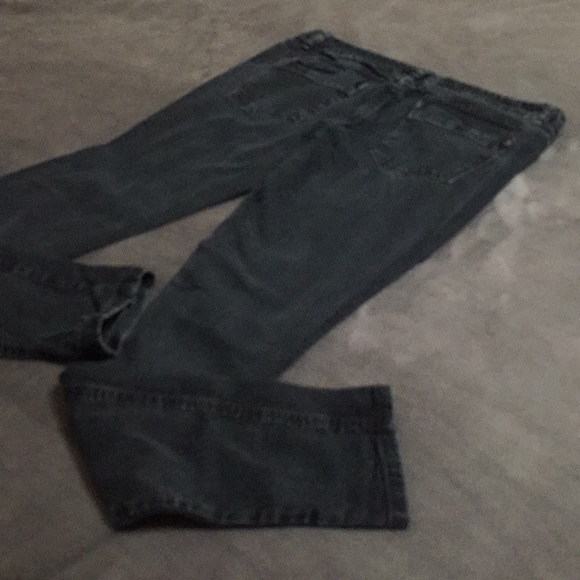 Faded Black Denim Jeans 8R - Picture 10 of 15